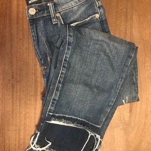 Frayed Hudson jeans